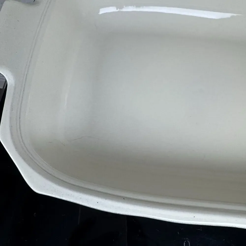 Emile Henry France Dark Blue 15” Baker, Casserole Dish Made for Williams-Sonoma - Picture 7 of 16